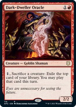 0119 Dark-Dweller Oracle R Commander: Adventures in the Forgotten Realms
