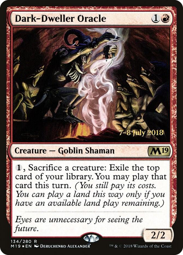 0134 Dark-Dweller Oracle R Prerelease Cards