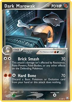 0007 Dark Marowak - 7/109 (EX Team Rocket Returns) Rare Deck Exclusives