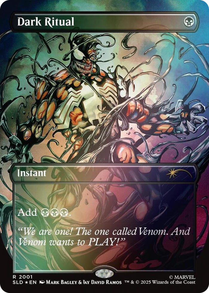 Dark Ritual (2001) (Rainbow Foil) #2001 R - Secret Lair Drop Series Pokemon card