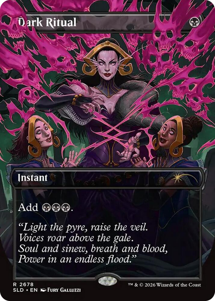 Dark Ritual (2678) #2678 R - Secret Lair Drop Series Pokemon card