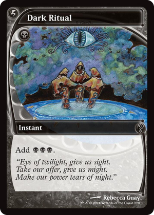 0179 Dark Ritual (Future Sight) C Mystery Booster 2