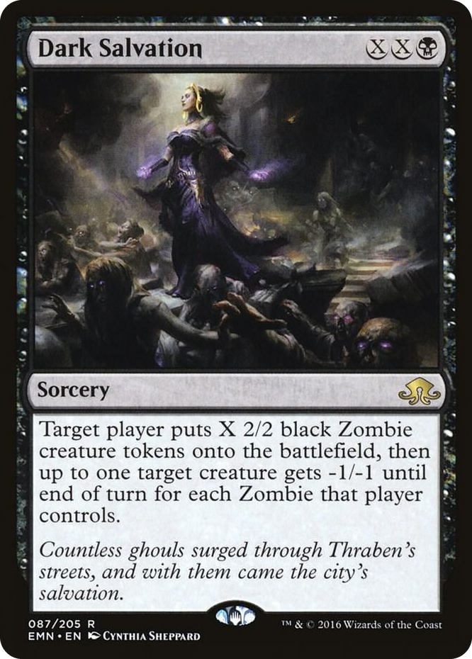 Dark Salvation #87 R - Eldritch Moon Pokemon card
