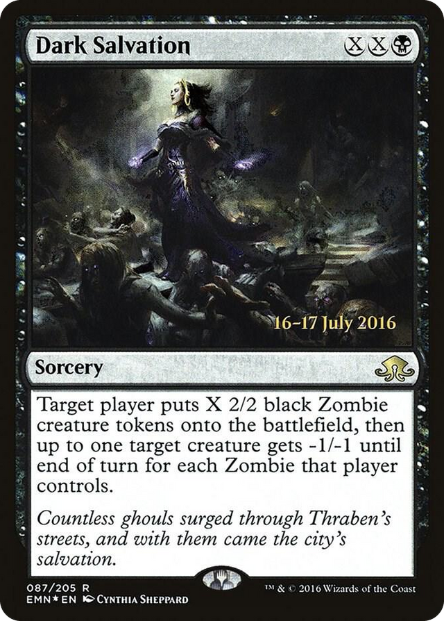 0087 Dark Salvation R Prerelease Cards