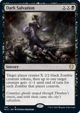 0110 Dark Salvation R Commander: Innistrad: Midnight Hunt