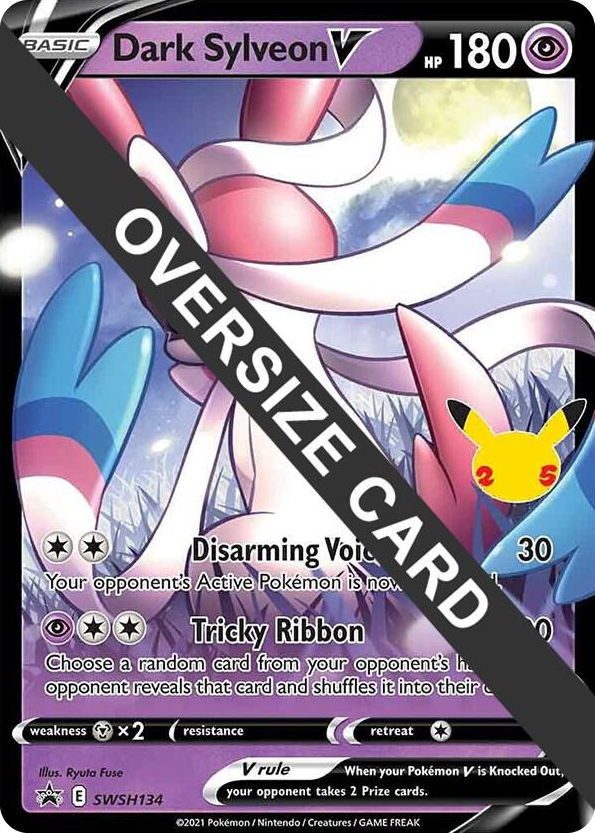0134 Dark Sylveon V - SWSH134 Promo Jumbo Cards