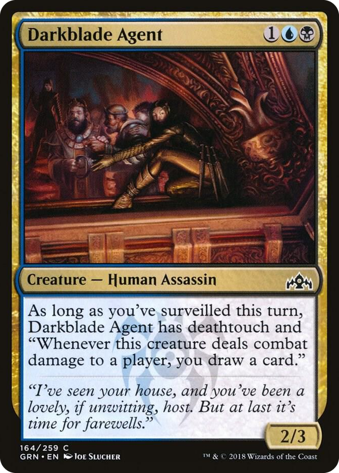 0164 Darkblade Agent C Guilds of Ravnica