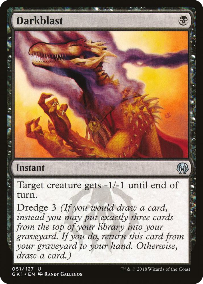 0051 Darkblast U Guilds of Ravnica: Guild Kits