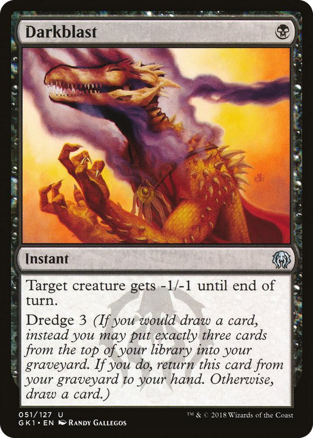 0051 Darkblast U Guilds of Ravnica: Guild Kits