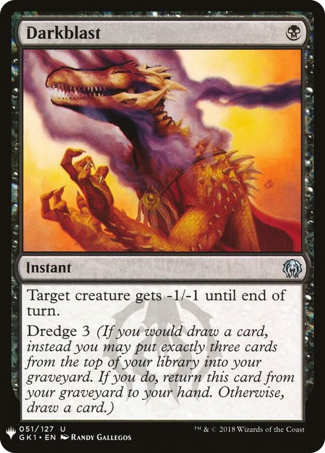 0051 Darkblast U The List Reprints