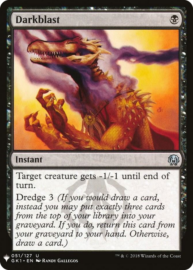 0051 Darkblast U The List Reprints