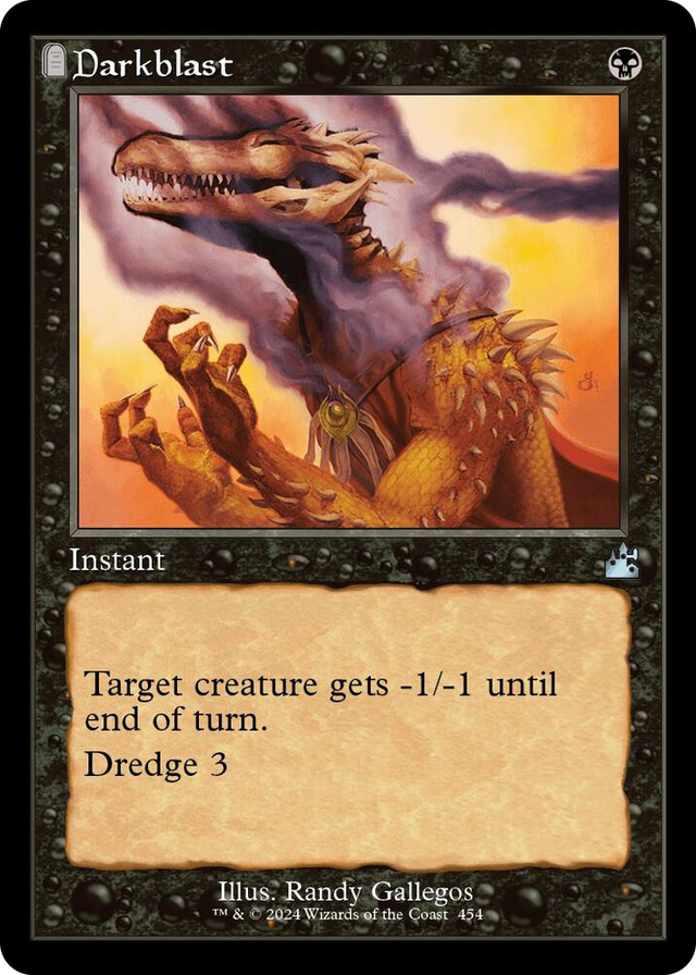 0454 Darkblast (Retro Frame) U Ravnica Remastered
