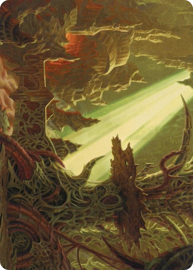 0072 Darkmoss Bridge Art Card S Art Series: Modern Horizons 2