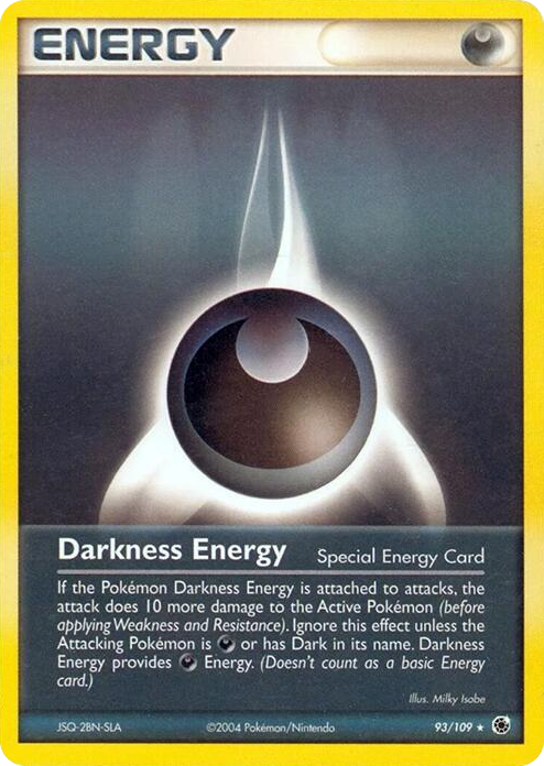 0093 Darkness Energy (Special) - 93/109 (No E-Reader) Rare Deck Exclusives
