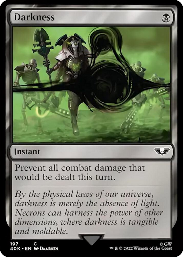 0197 Darkness (Surge Foil) C Universes Beyond: Warhammer 40,000