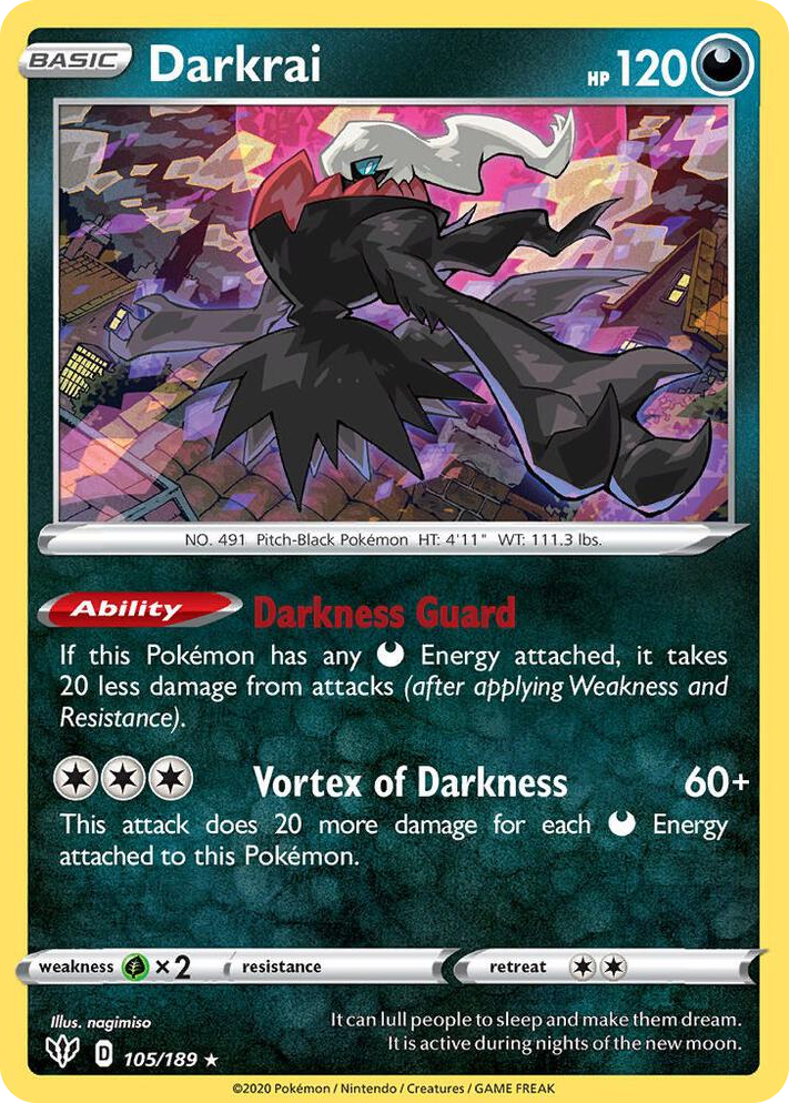 0105 Darkrai Rare Deck Exclusives