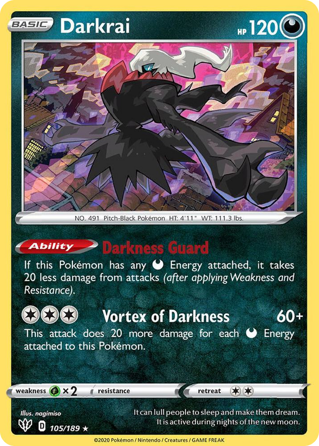 0105 Darkrai Rare Deck Exclusives