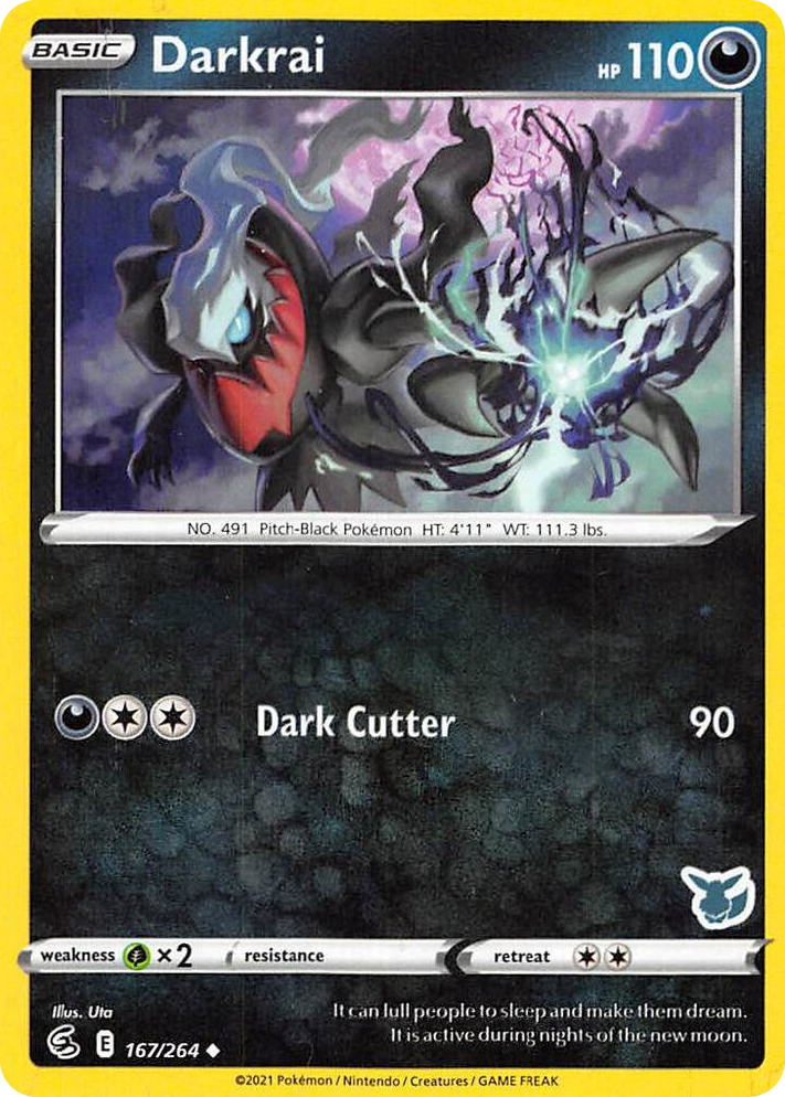 0167 Darkrai - 167/264 (Eevee Stamped) Promo Battle Academy 2022