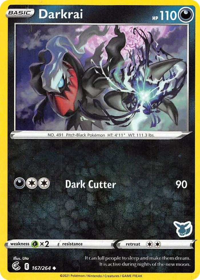 0167 Darkrai - 167/264 (Eevee Stamped) Promo Battle Academy 2022