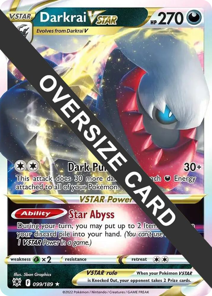 0099 Darkrai VSTAR Promo Jumbo Cards