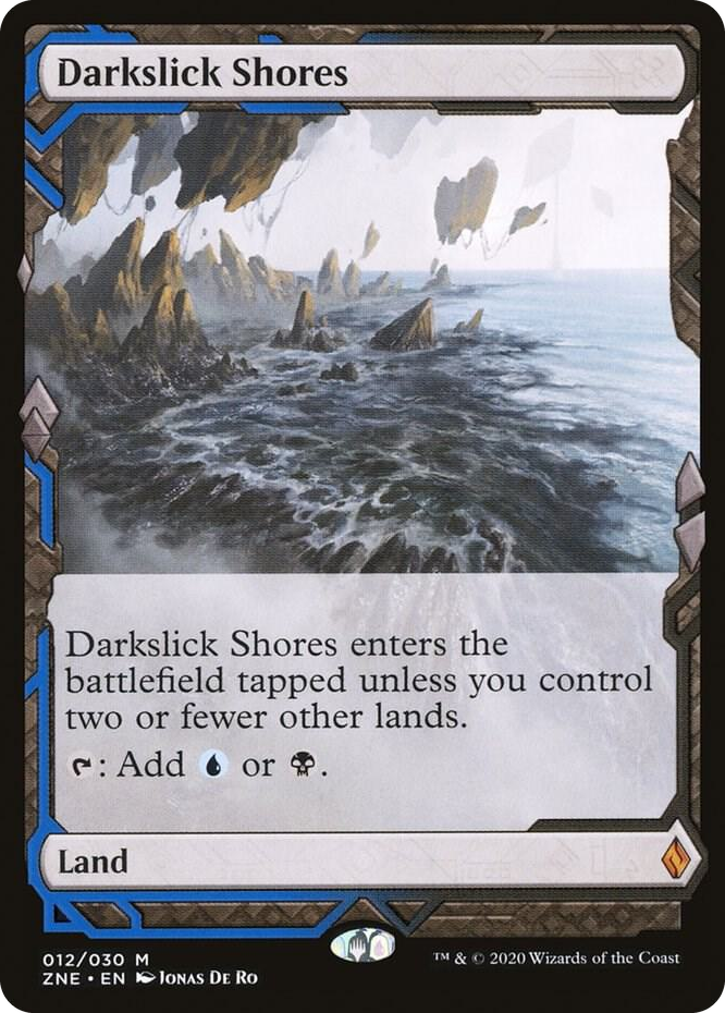 0012 Darkslick Shores M Zendikar Rising Expeditions