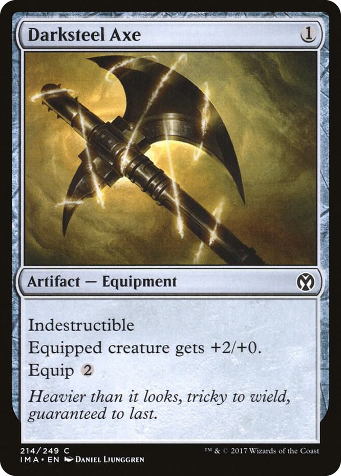 0214 Darksteel Axe C Iconic Masters