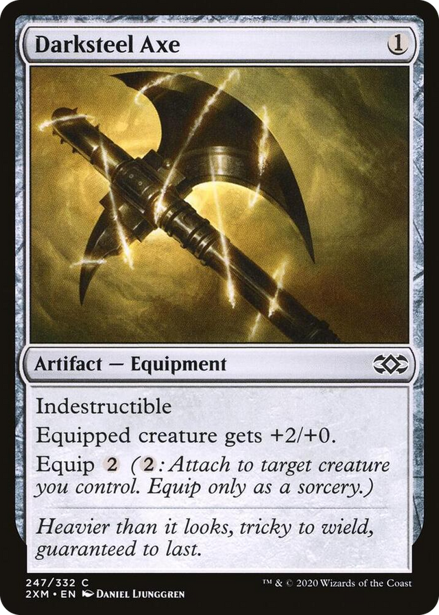 0247 Darksteel Axe C Double Masters