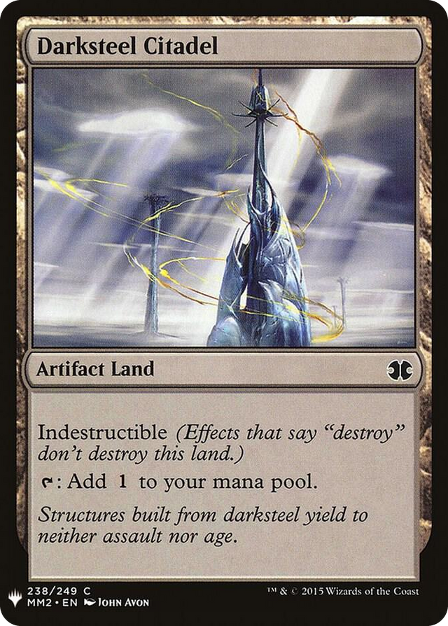 0238 Darksteel Citadel (MM2) C The List Reprints