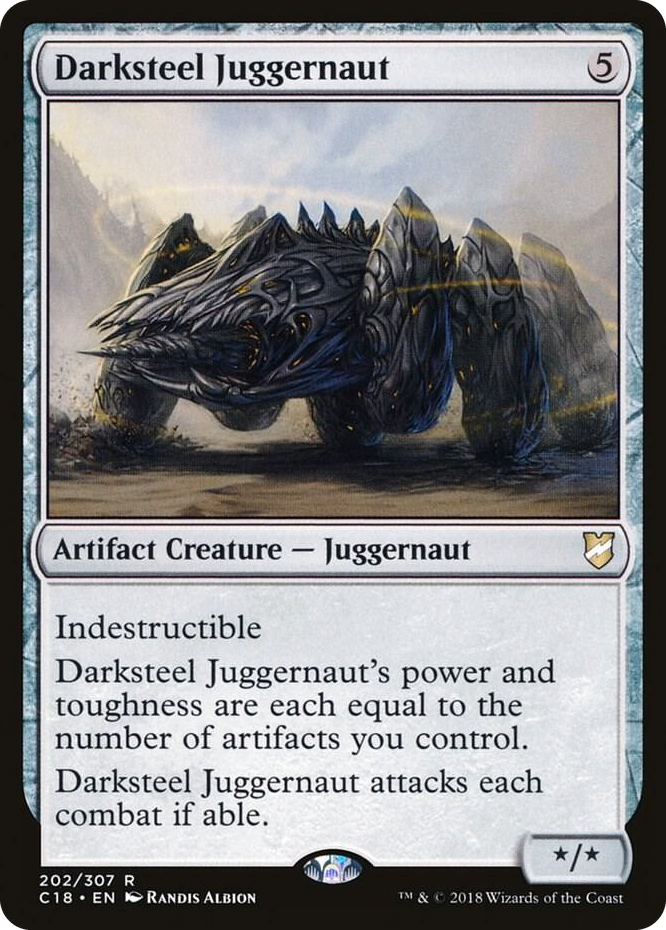 0202 Darksteel Juggernaut R Commander 2018