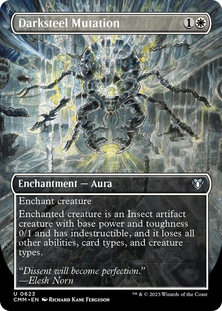0623 Darksteel Mutation (Borderless) U Commander Masters