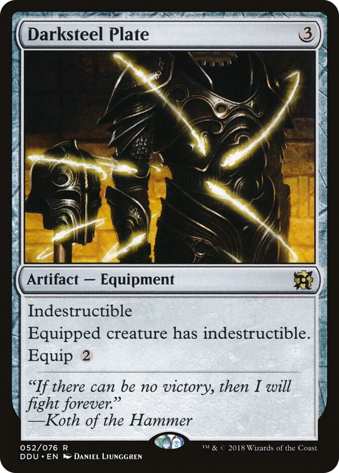0052 Darksteel Plate R Duel Decks: Elves vs. Inventors