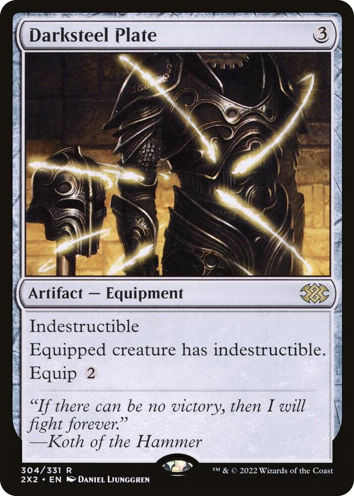 0304 Darksteel Plate R Double Masters 2022