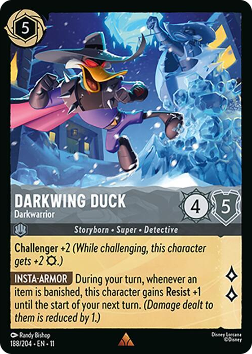 0188 Darkwing Duck - Darkwarrior Rare Winterspell