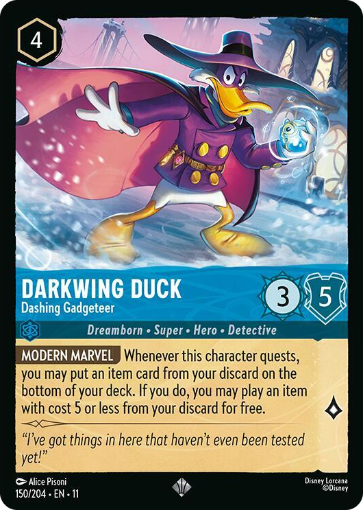 0150 Darkwing Duck - Dashing Gadgeteer Super Rare Winterspell