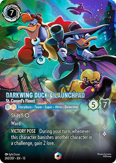 0242 Darkwing Duck & Launchpad - St. Canard's Finest (Enchanted) Enchanted Attack of the Vine!
