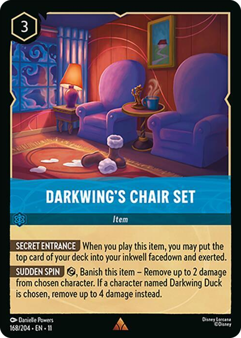 0168 Darkwing's Chair Set Rare Winterspell