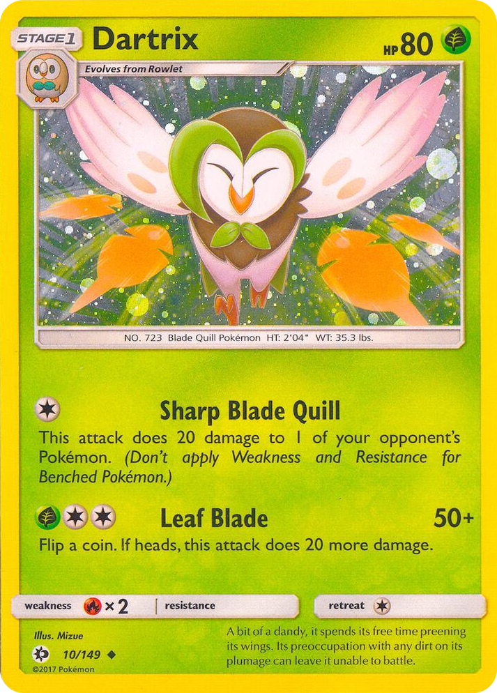 0010 Dartrix - 10/149 (Cosmos Holo) Promo Blister Exclusives