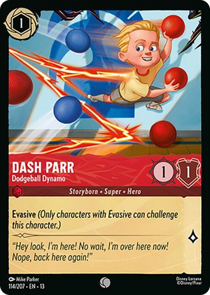 0114 Dash Parr - Dodgeball Dynamo Common Attack of the Vine!