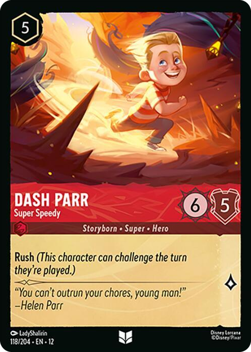 0118 Dash Parr - Super Speedy Uncommon Wilds Unknown