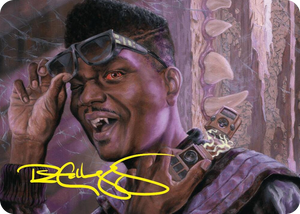 0006 Dashing Bloodsucker Art Card (Gold-Stamped Signature) S Art Series: Duskmourn: House of Horror