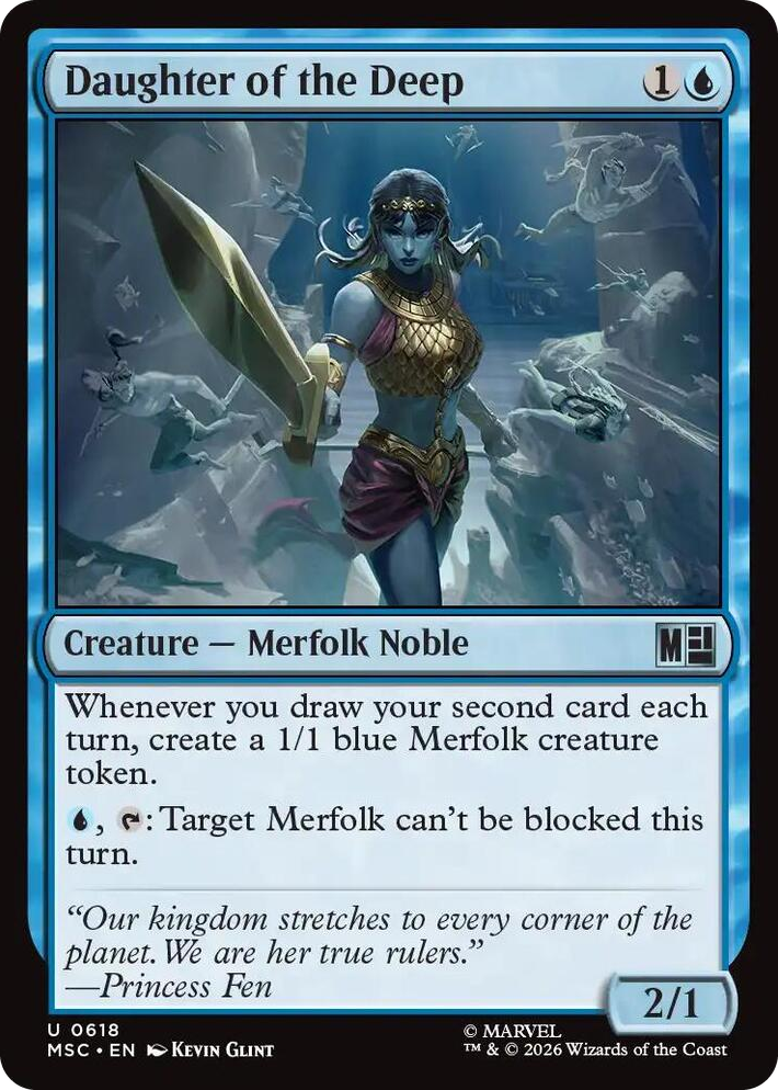 0618 Daughter of the Deep U Commander: Marvel Super Heroes