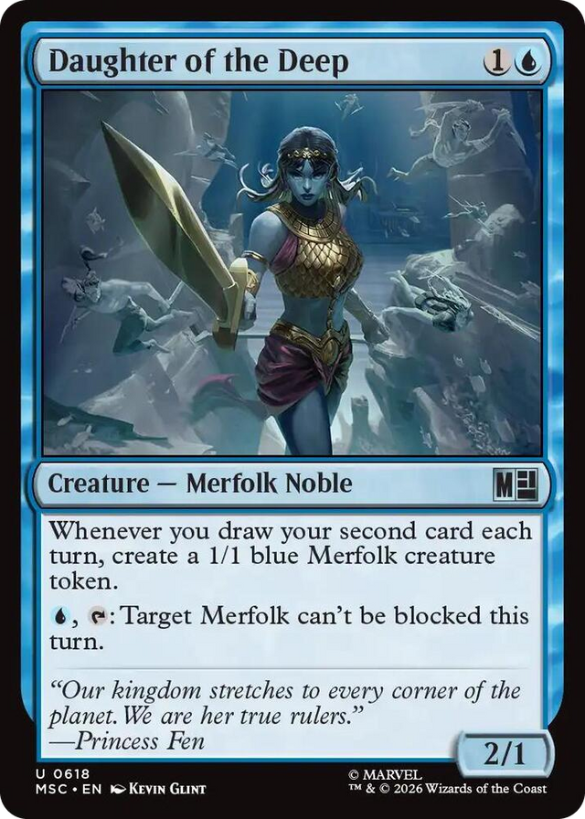 0618 Daughter of the Deep U Commander: Marvel Super Heroes