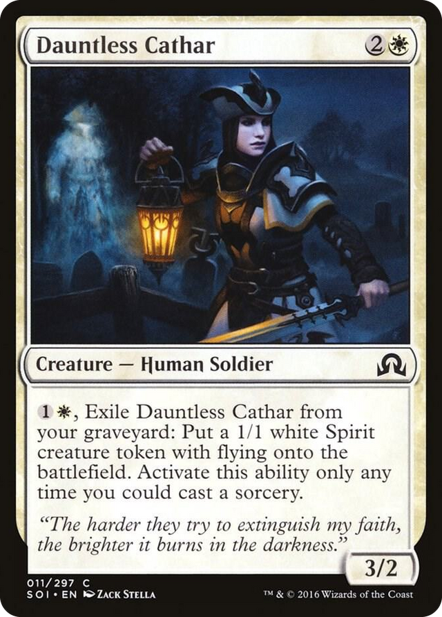 0011 Dauntless Cathar C Shadows over Innistrad