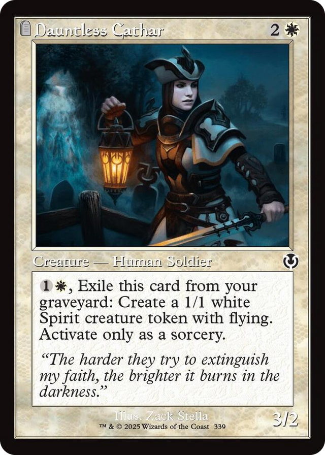 0339 Dauntless Cathar (Retro Frame) C Innistrad Remastered