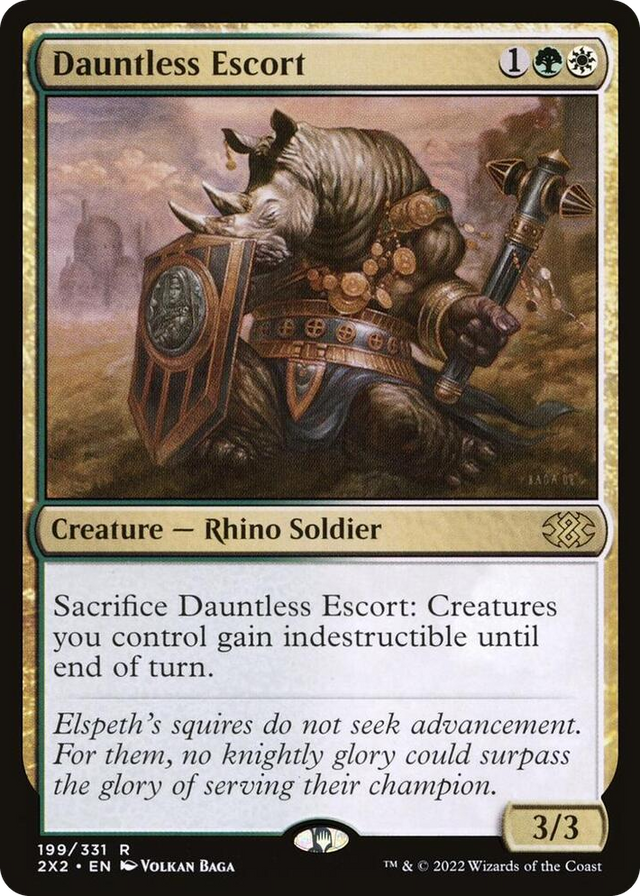 0199 Dauntless Escort R Double Masters 2022
