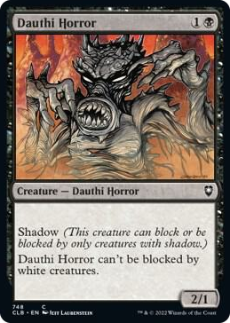 0748 Dauthi Horror C Commander Legends: Battle for Baldur's Gate