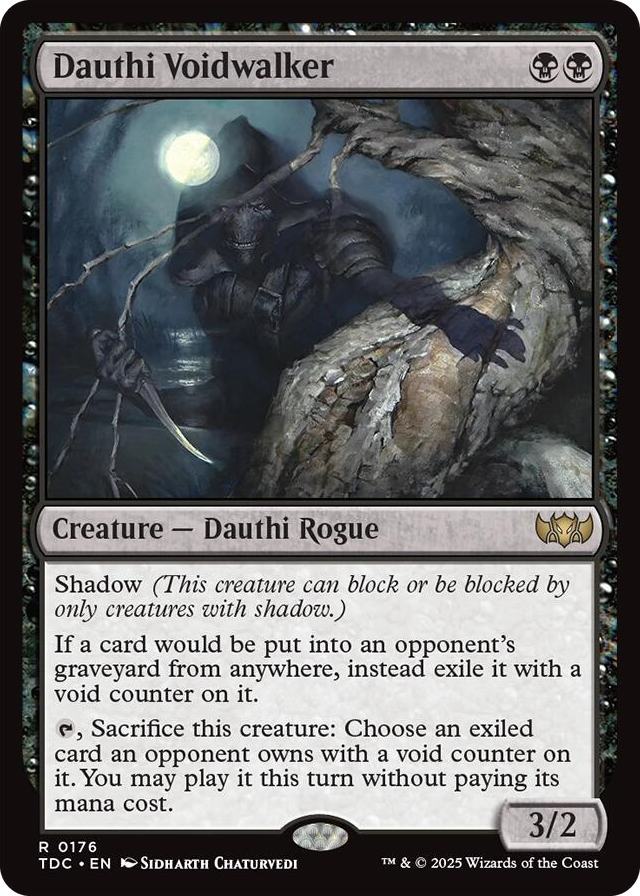 0176 Dauthi Voidwalker R Commander: Tarkir: Dragonstorm