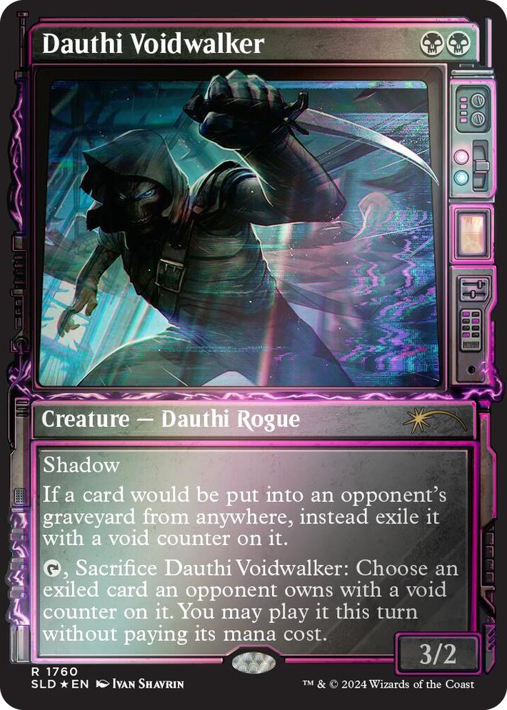 1760 Dauthi Voidwalker (Rainbow Foil) R Secret Lair Drop Series