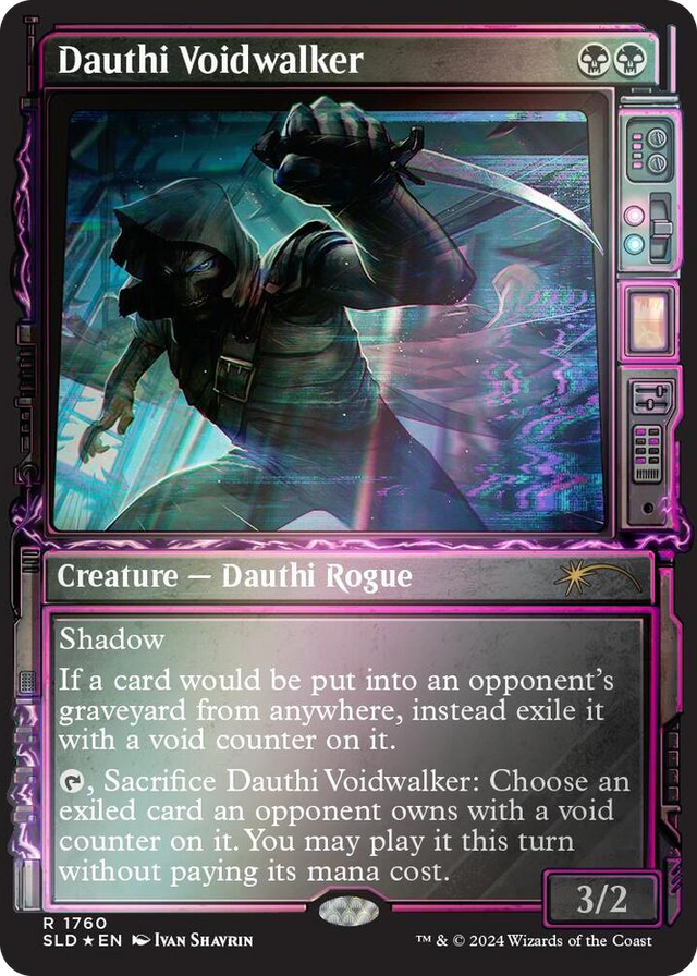 1760 Dauthi Voidwalker (Rainbow Foil) R Secret Lair Drop Series