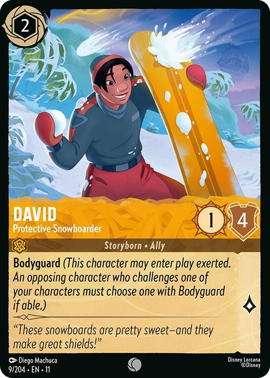 0009 David - Protective Snowboarder Common Winterspell